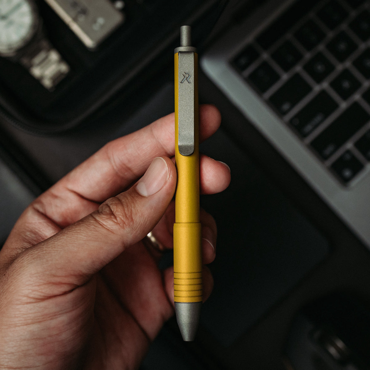 Ti Click Pen - Medallion Yellow